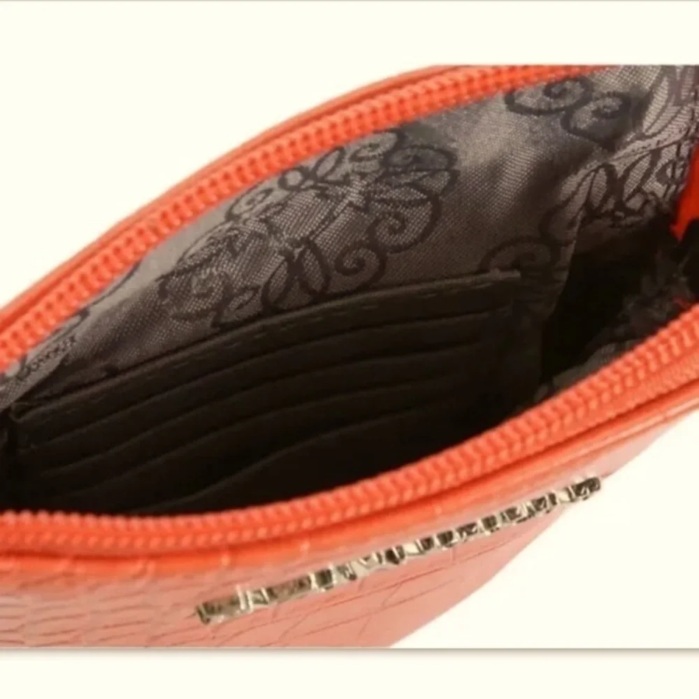 ENZO ANGIOLINI Coral Phone / Crossbody Purse Zip  $48 Versatile Crocodile